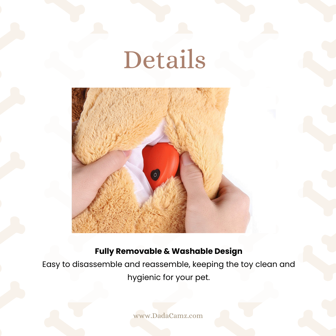 Calming Pet Plush Toy with Simulated Heartbeat – Comfort & Anxiety Relief Companion for Dog (5 Styles)