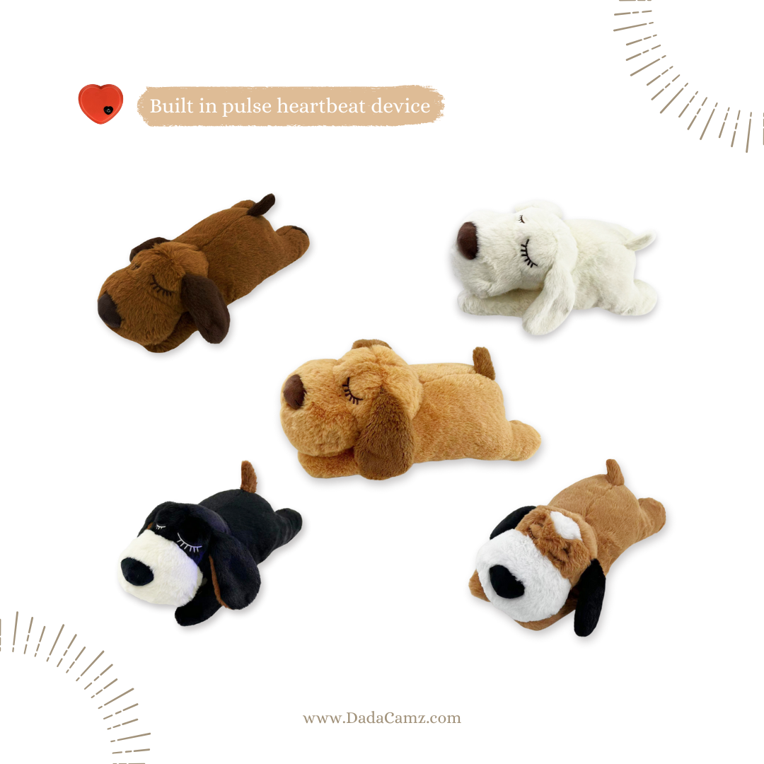 Calming Pet Plush Toy with Simulated Heartbeat – Comfort & Anxiety Relief Companion for Dog (5 Styles)