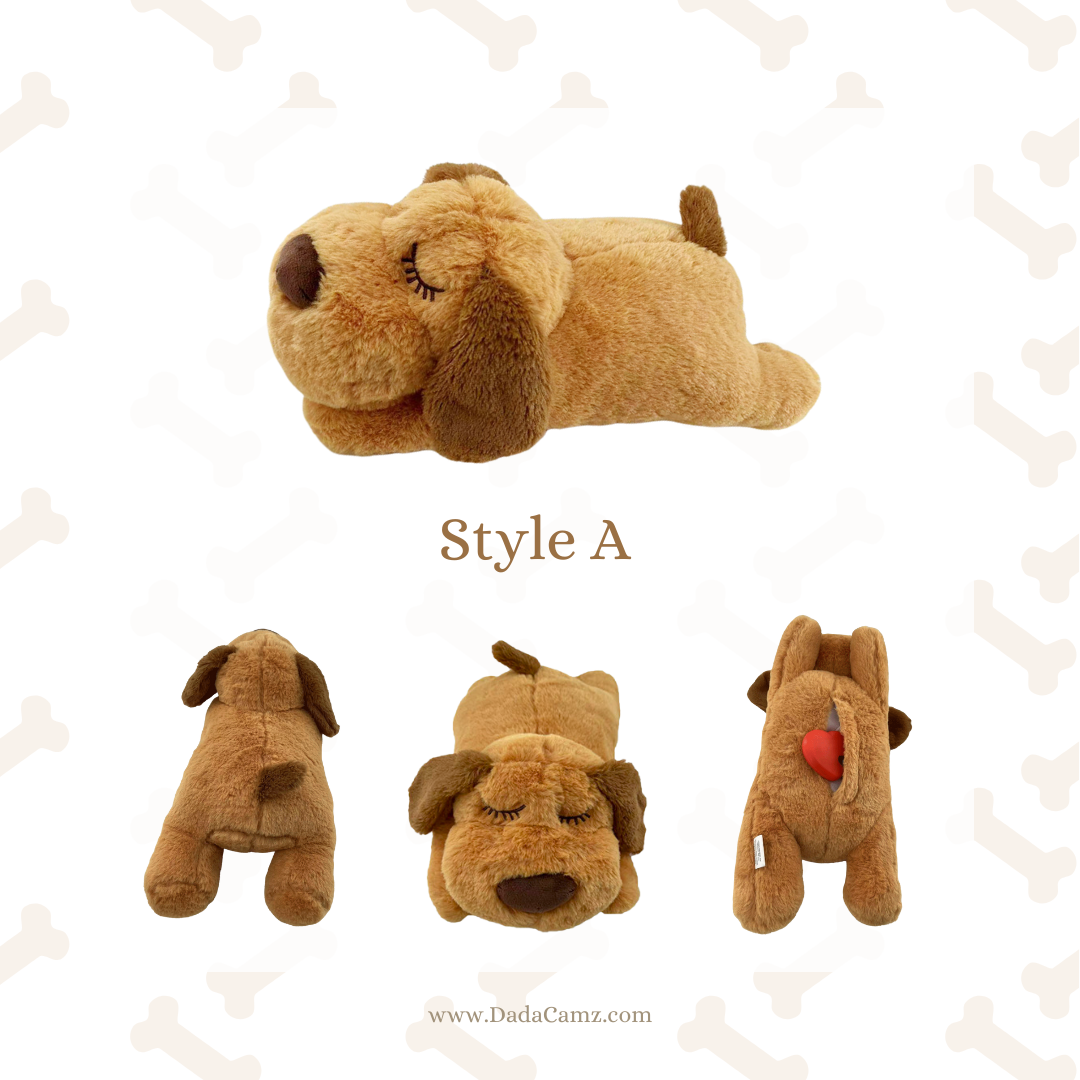 Calming Pet Plush Toy with Simulated Heartbeat – Comfort & Anxiety Relief Companion for Dog (5 Styles)