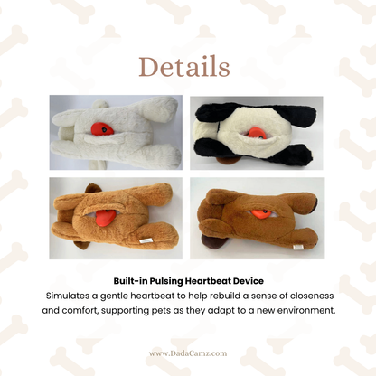 Calming Pet Plush Toy with Simulated Heartbeat – Comfort & Anxiety Relief Companion for Dog (5 Styles)