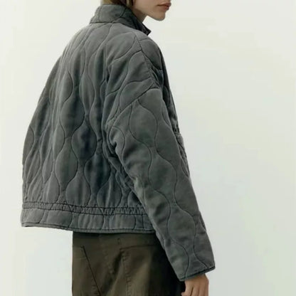 Cotton Jacket Traf 2024 New Arrival Vintage