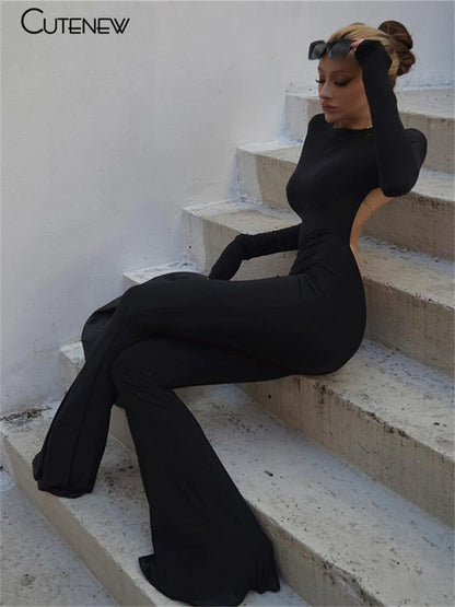 Cutenew Sexy Backless Bodycon
