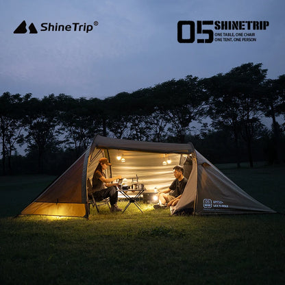 ShineTrip Multifunctional Tunnel Camping Tent Lightweight Shade Sun Protection Camping Tent Large Space Oxford Cloth Tunnel Tent